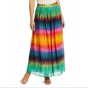 Vince Camuto Rainbow Long Pull-on Skirt in Plus Size 18W